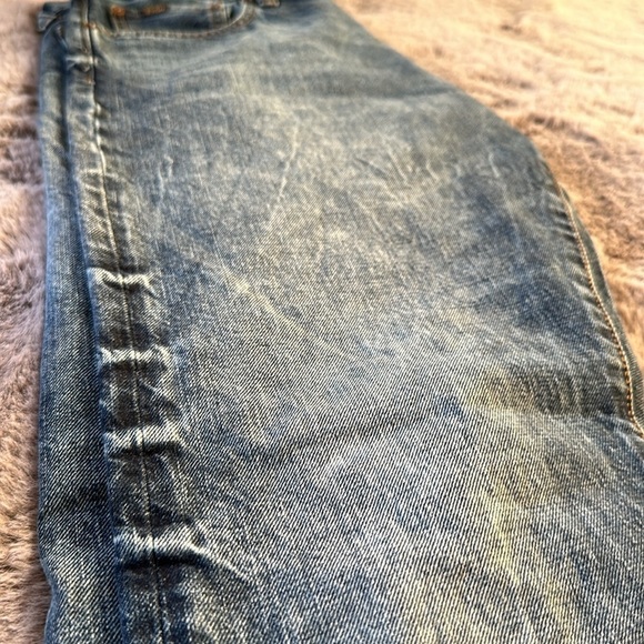 Polo Ralph Lauren Unique Distressed Varick Slim Straight 34 Men’s Jeans - Picture 10 of 13